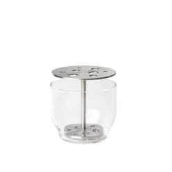 Fritz Hansen - Ikebana Vase Small - Steel - 12x13 cm
