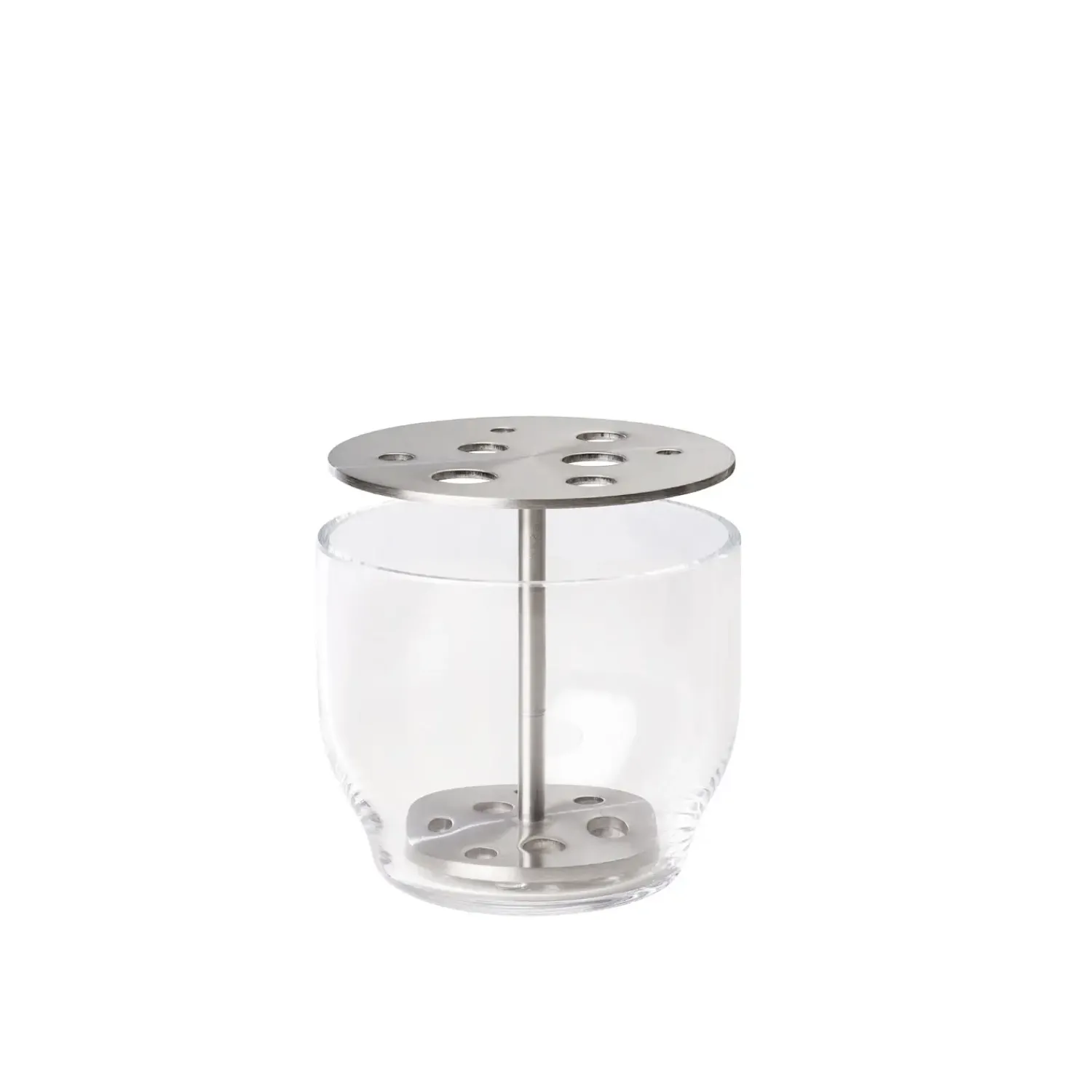 Fritz Hansen - Ikebana Vase Small - Steel - 12x13 cm