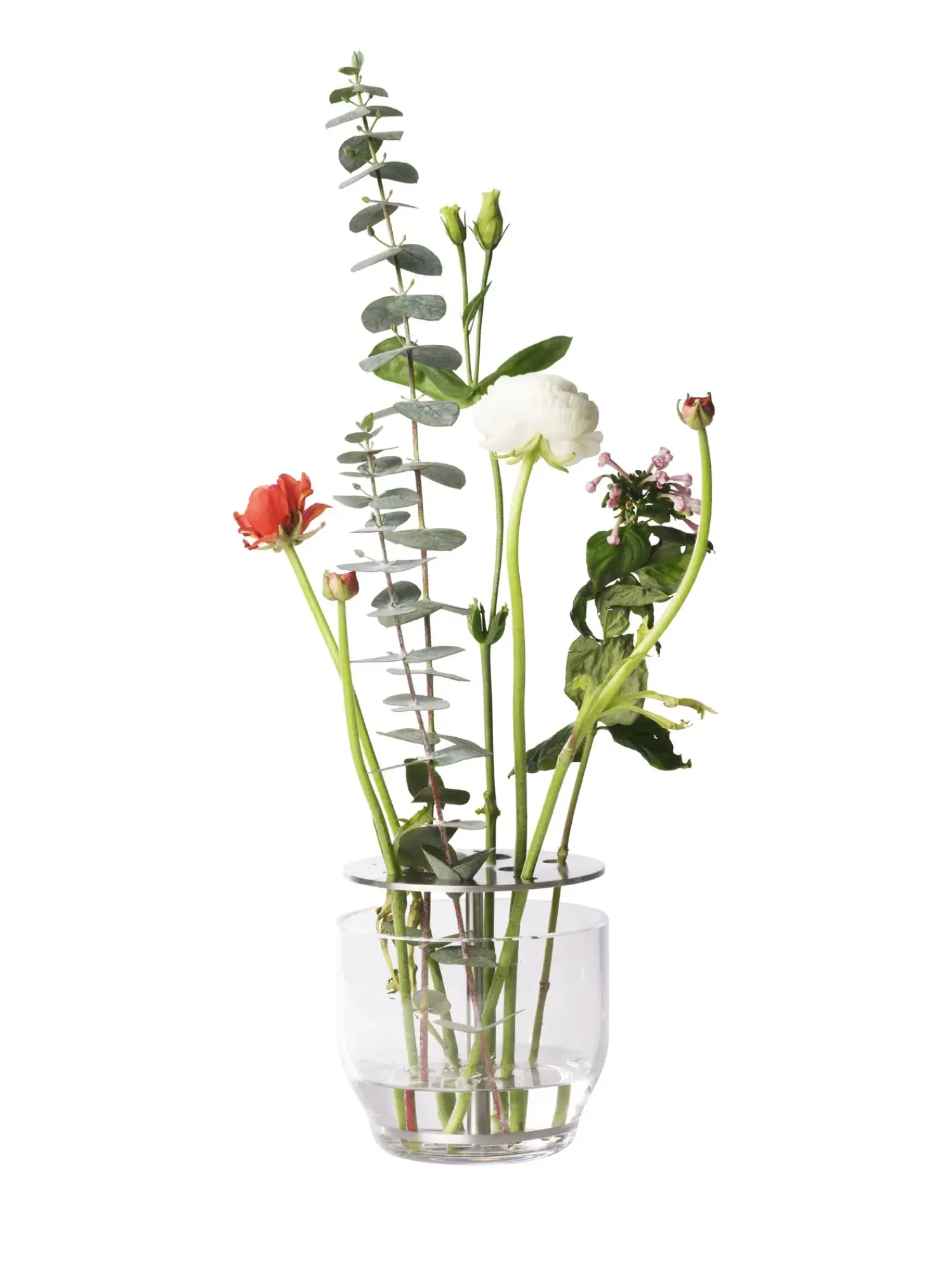Fritz Hansen - Ikebana Vase Small - Steel - 12x13 cm