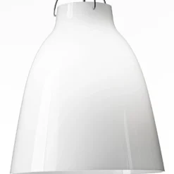 Sale Fritz Hansen - Loftlampe - Caravaggio Opal - P3 Large - Silver ledning 6m