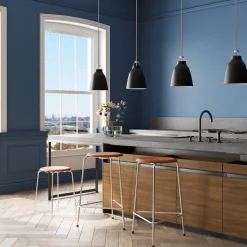 Outlet Fritz Hansen - Loftlampe - Caravaggio™ Matt - Sort - P2 Medium