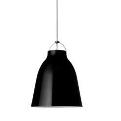 Clearance Fritz Hansen - Loftlampe - Caravaggio - Sort/Sort - P3 Large - Sort ledning 6m