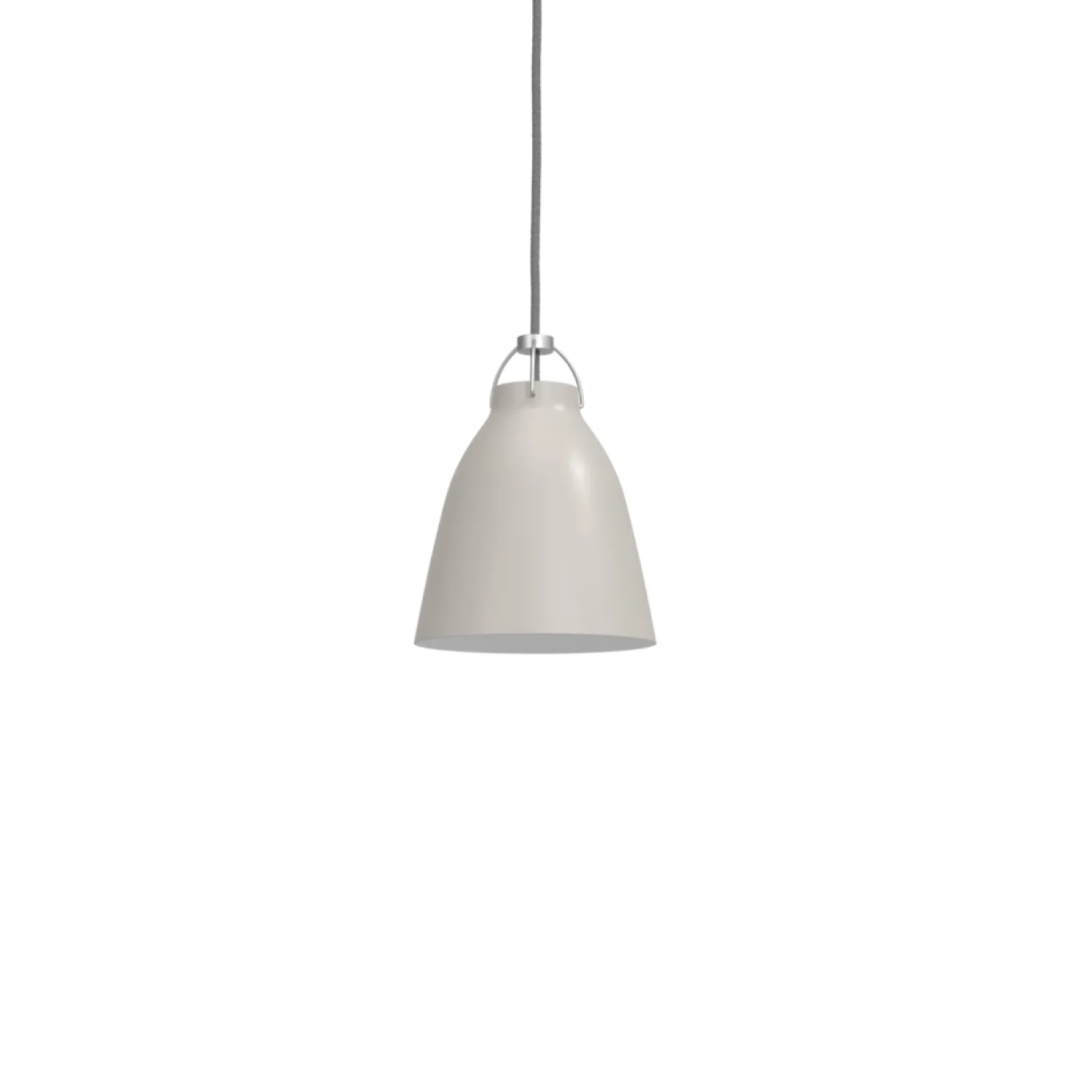 New Fritz Hansen - Loftlampe - Caravaggio™ Matt - Varm Grå - P1 Small