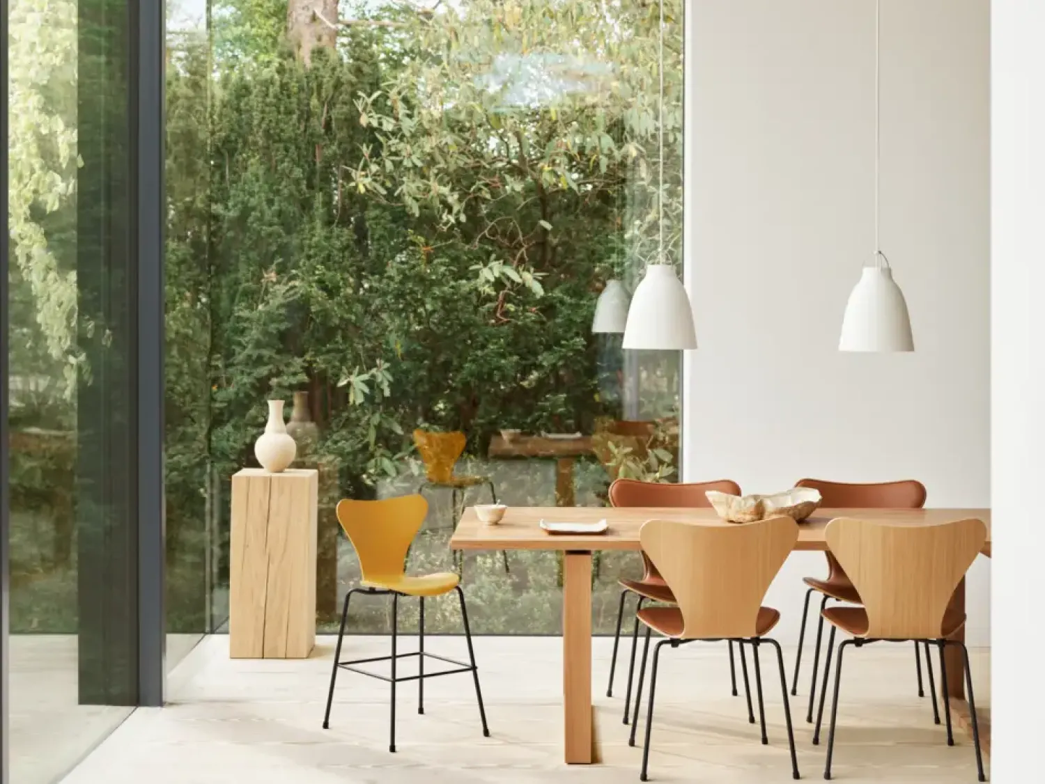 Online Fritz Hansen - Loftlampe - Caravaggio Matt - Hvid - P2 Medium
