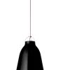 Sale Fritz Hansen - Loftlampe - Caravaggio - Sort - P3 Large - Rød ledning 6m