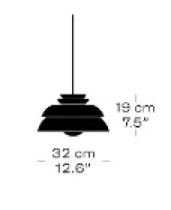 Sale Fritz Hansen - Loftlampe - Concert - Sort - P1 Small