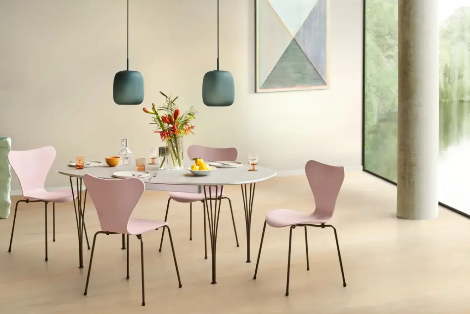 Best Fritz Hansen - Loftlampe - Maluma H350 - Moss Grøn