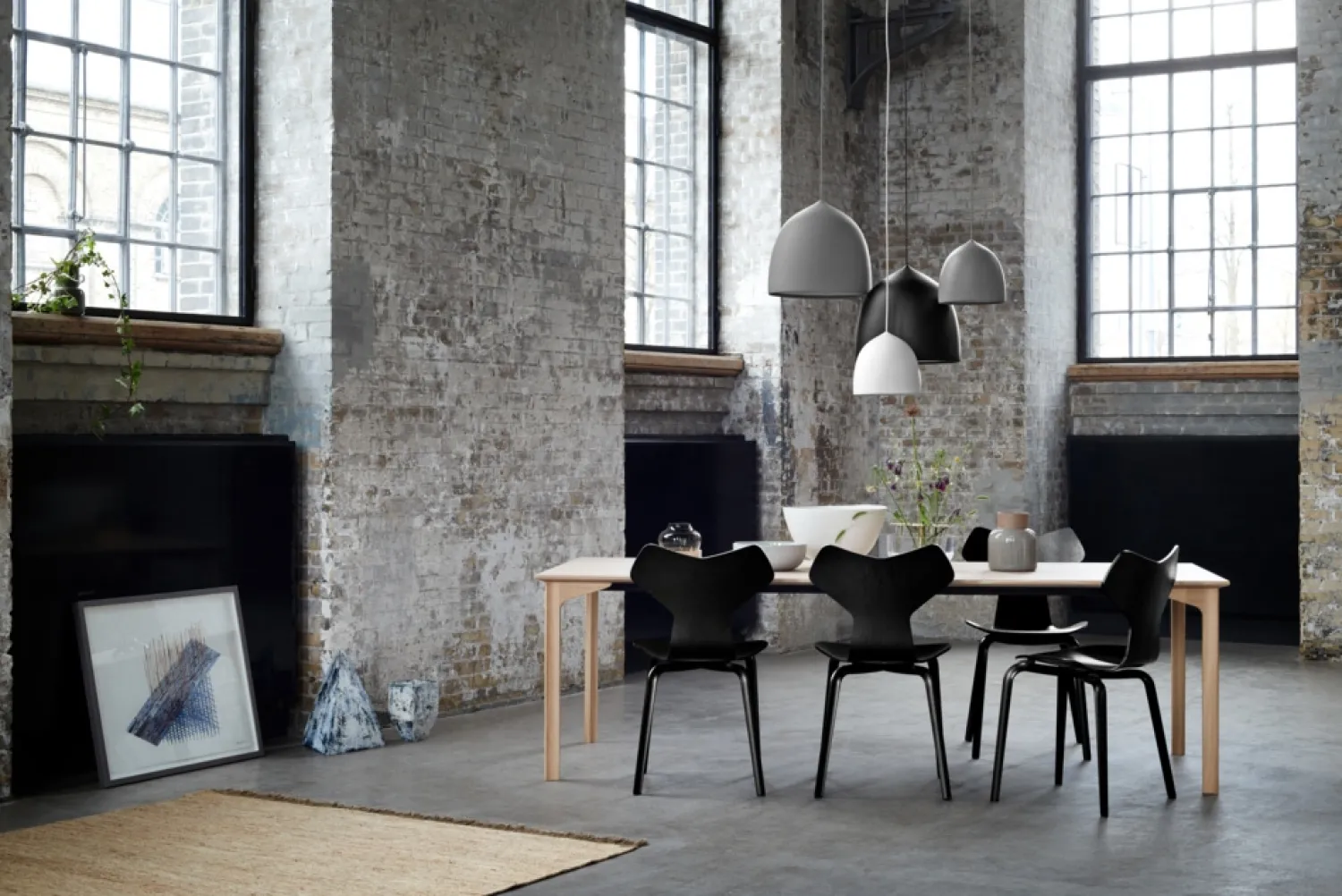 Discount Fritz Hansen - Loftlampe - Suspence P1 - Sort