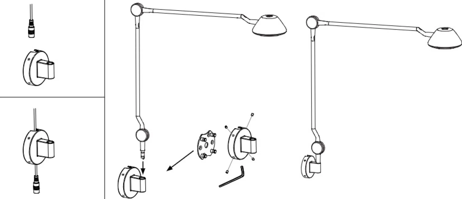Discount Fritz Hansen - Væglampe - AQ01 - Hvid