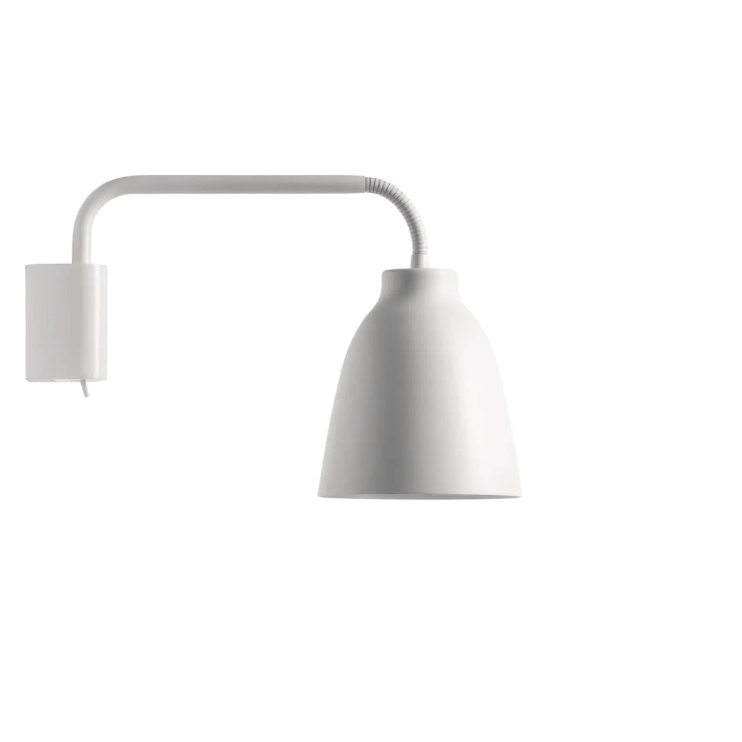 Outlet Fritz Hansen - Væglampe - Caravaggio Read - Hvid