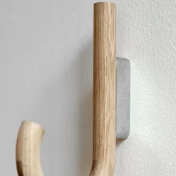 Gejst - Hook knage i EG og krom, 13 x 2 x 19 cm