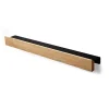 Best Gejst hylde - Flex rail køkkenhylde - Eg/sort - 60 cm