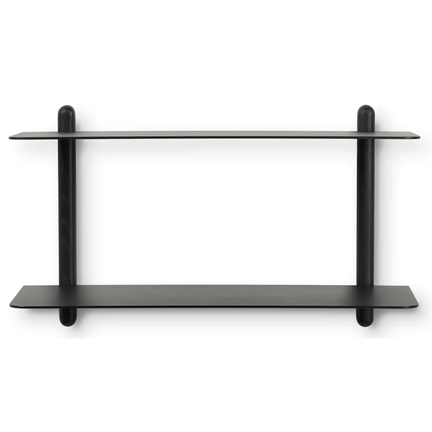 Best Gejst - NIVO F væghylde - Large - Sort ask/Sort