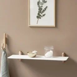 Outlet Gejst - NIVO G væghylde - Large - Lys eg/Hvid