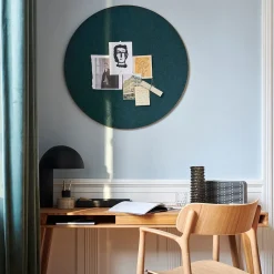Discount Gejst - Opslagstavle - Retell - Grøn og Messing kant - ø80 cm