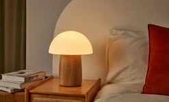 Outlet Gingko - Alice Mushroom Lamp - Large - White Ash Wood