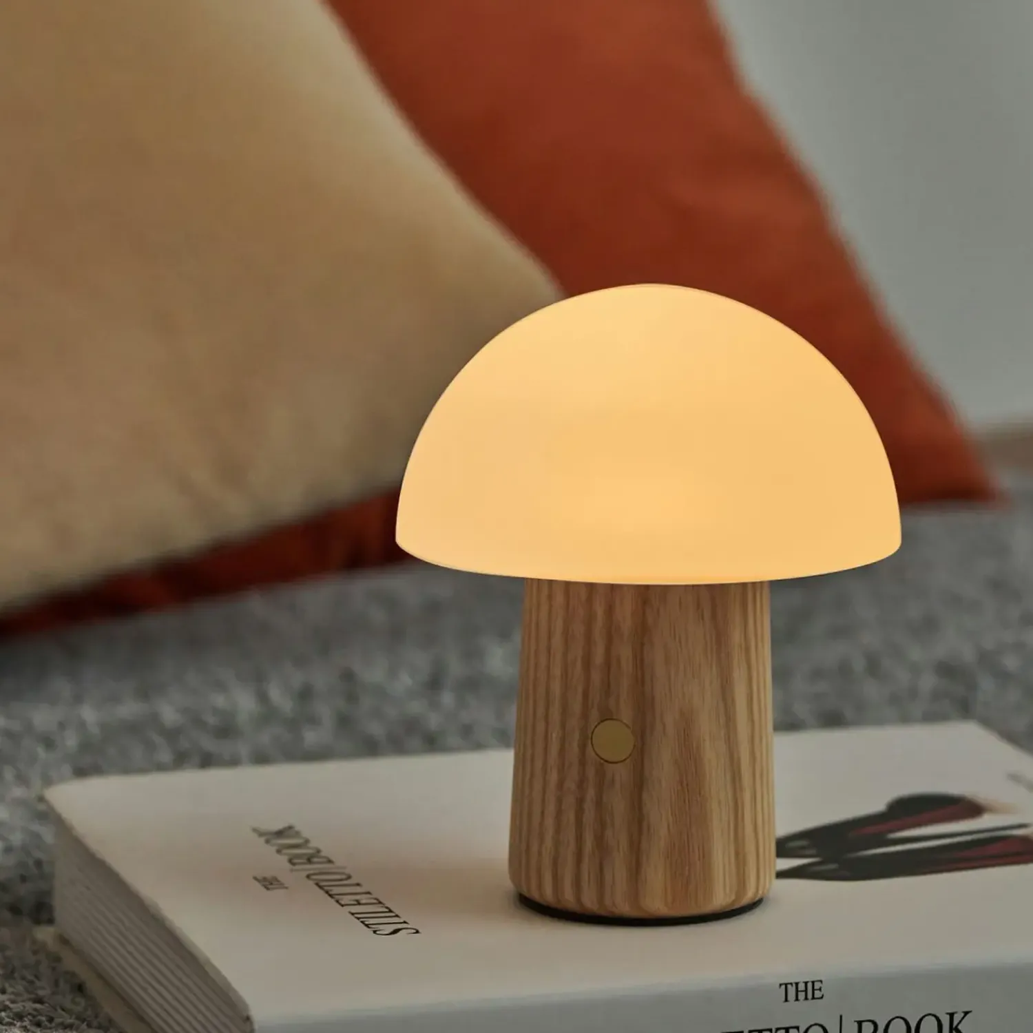 Discount Gingko - Alice Mushroom Lamp - Mini - White Ash Wood