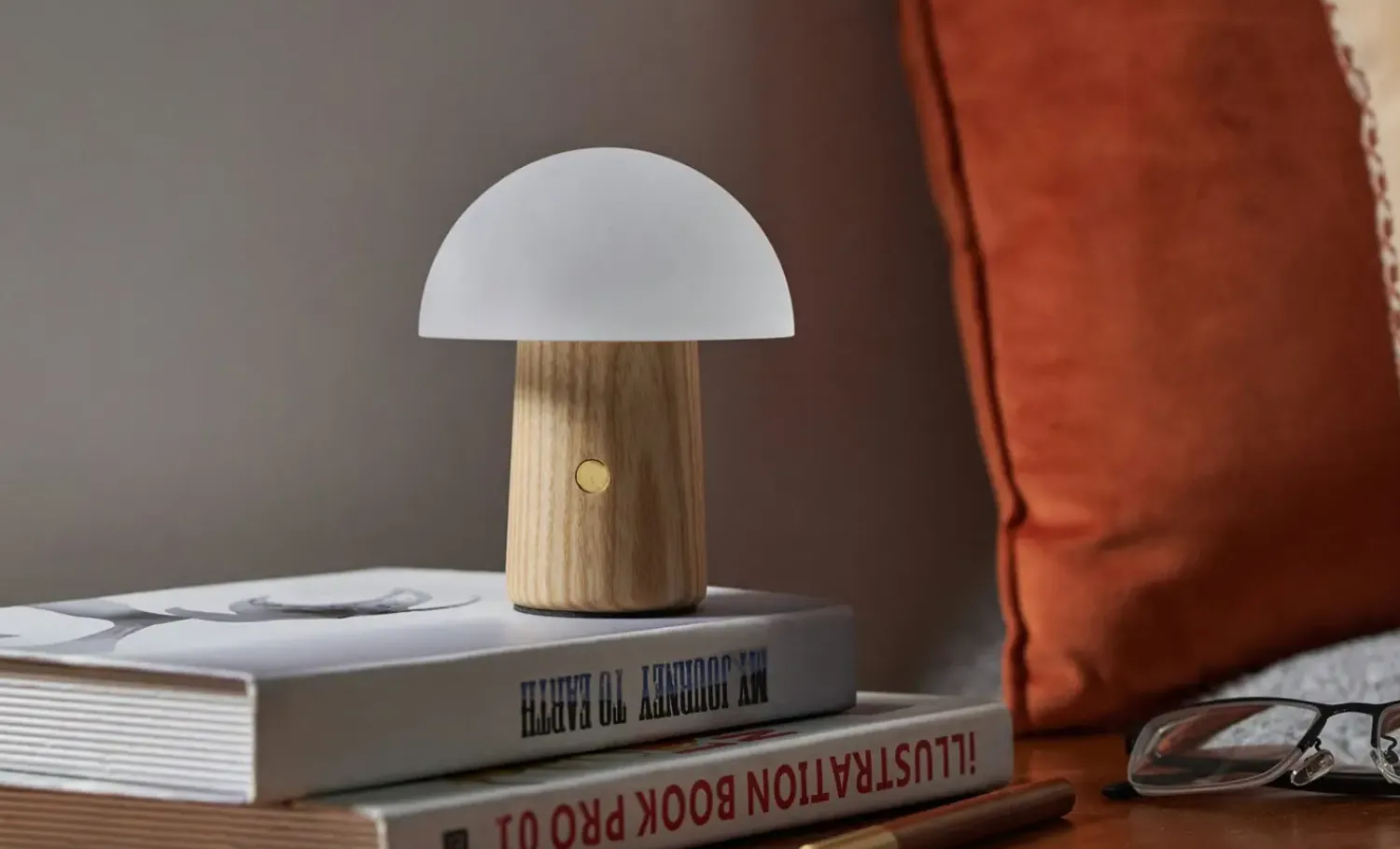 Discount Gingko - Alice Mushroom Lamp - Mini - White Ash Wood