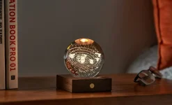 Clearance Gingko - Amber Crystal Light - Solar System