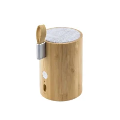 Online Gingko - Drum Light Bluetooth Speaker Natural Bamboo Wood