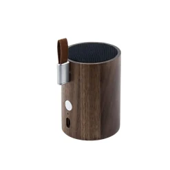 Online Gingko - Drum Light Bluetooth Speaker Natural Walnut Wood