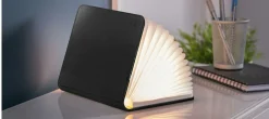 Clearance Gingko - LED Smart Booklight - Black Leather - Large