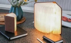 Clearance Gingko - LED Smart Booklight - Brown Leather - Mini