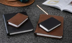 Clearance Gingko - LED Smart Booklight - Brown Leather - Mini
