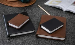 Clearance Gingko - LED Smart Booklight - Brown Leather - Large