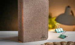 Hot Gingko - LED Smart Fabric Booklight - Coffee Brown - Mini