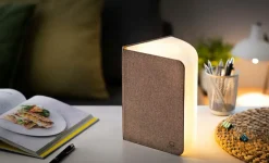 Outlet Gingko - LED Smart Fabric Booklight- Coffee Brown