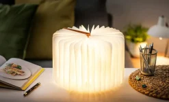 Gingko - LED Smart Fabric Booklight- Harmony Orange