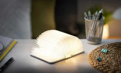 Discount Gingko - LED Smart Fabric Booklight - Urban Grey - Mini