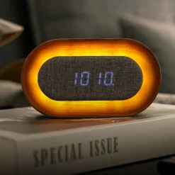 Best Gingko - Lumos Clock - Vækkeur - Valnød