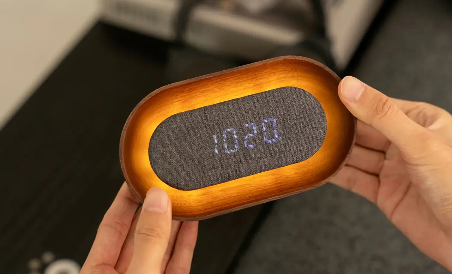 Best Gingko - Lumos Clock - Vækkeur - Valnød