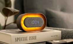 Best Gingko - Lumos Clock - Vækkeur - Valnød