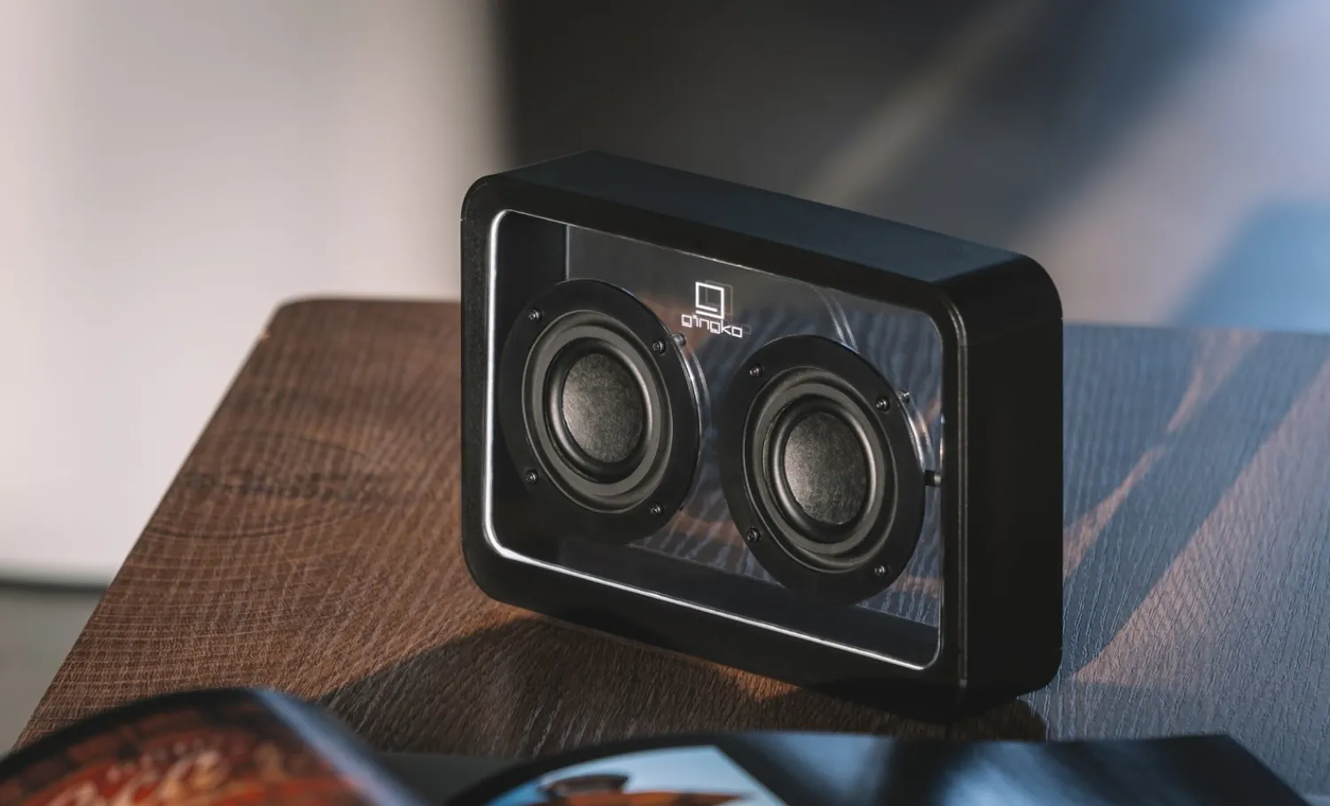 Hot Gingko - Mage See-through Bluetooth Speaker - Black