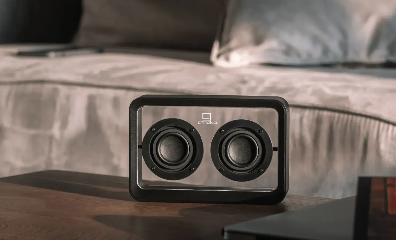 Hot Gingko - Mage See-through Bluetooth Speaker - Black