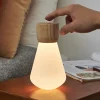Clearance Gingko - Pentagon Light bulb Lamp Mini White Ash Wood