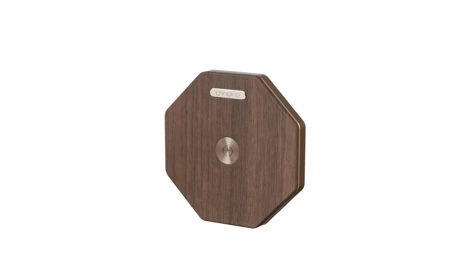 Online Gingko - Twist Hexagon Lamp - Walnut