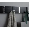 Clearance Habo - Knagerække med 4 knager - Flipper - Sort