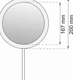 Discount Habo - Makeupspejl - Led - Ø 16-20 cm