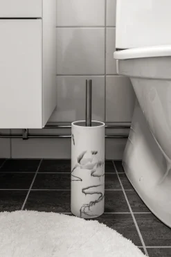 Clearance Habo - Toiletbørstesæt - Marble/Marmor - H: 36 cm