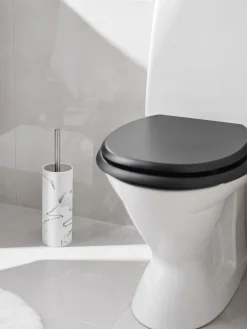 Clearance Habo - Toiletbørstesæt - Marble/Marmor - H: 36 cm