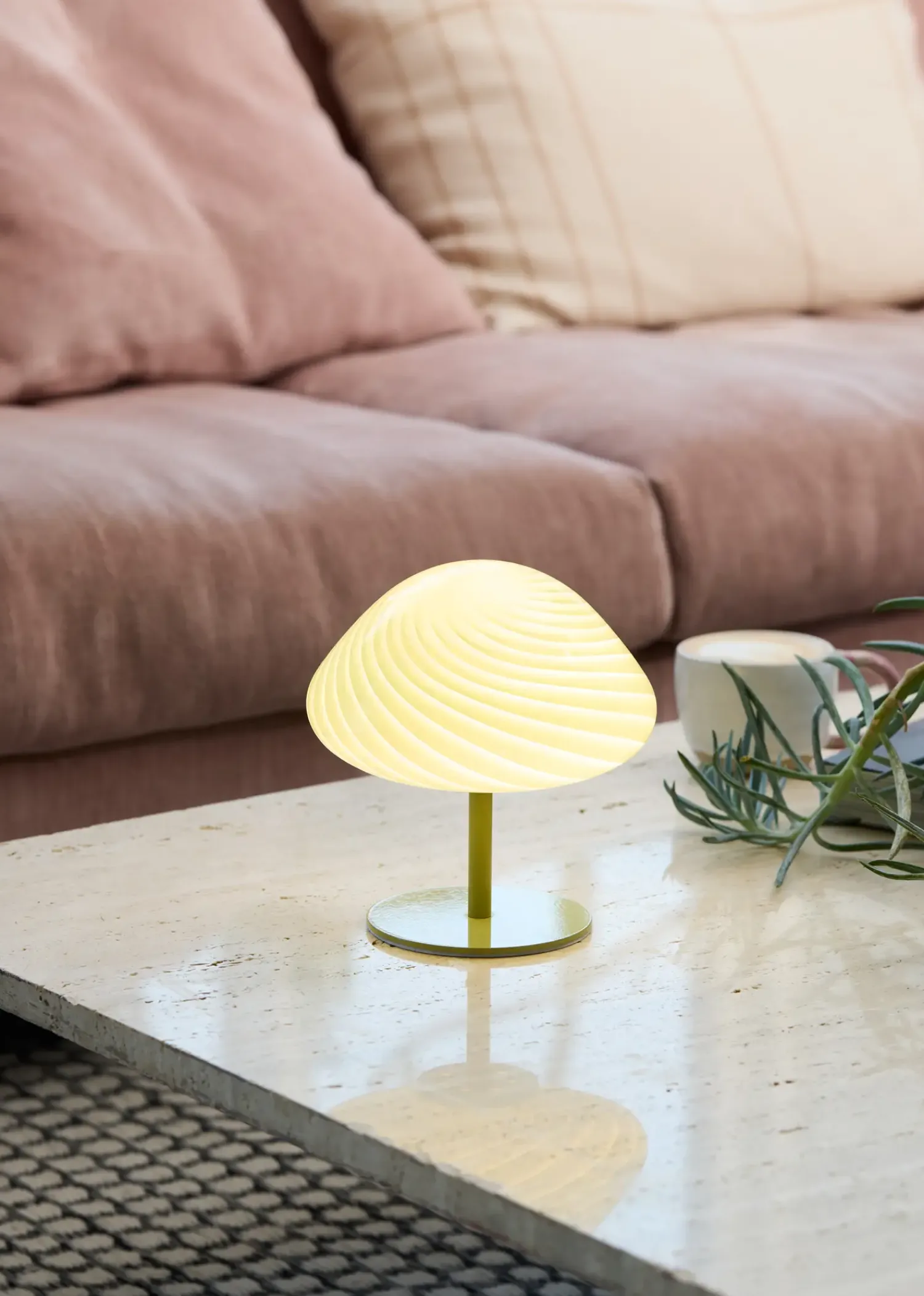 Online Halo Design Copenhagen - Bordlampe - Mini Mush - Olive