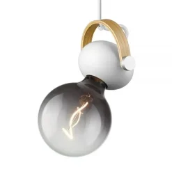 Outlet Halo Design Copenhagen Halo Design - D.C Fatningssæt Ø10 - Hvid/Eg