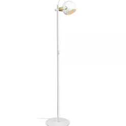 Online Halo Design Copenhagen Halo Design - D.C Gulvlampe 1L Ø18 - Hvid/Eg