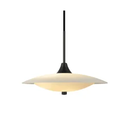 Discount Halo Design Copenhagen Halo Design - Pendel - Baroni - Ø40 cm - Opal/Sort