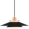 Best Halo Design Copenhagen Halo Design - Rivoli Pendel Ø40 cm - Sort/Kobber