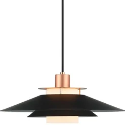 Best Halo Design Copenhagen Halo Design - Rivoli Pendel Ø40 cm - Sort/Kobber